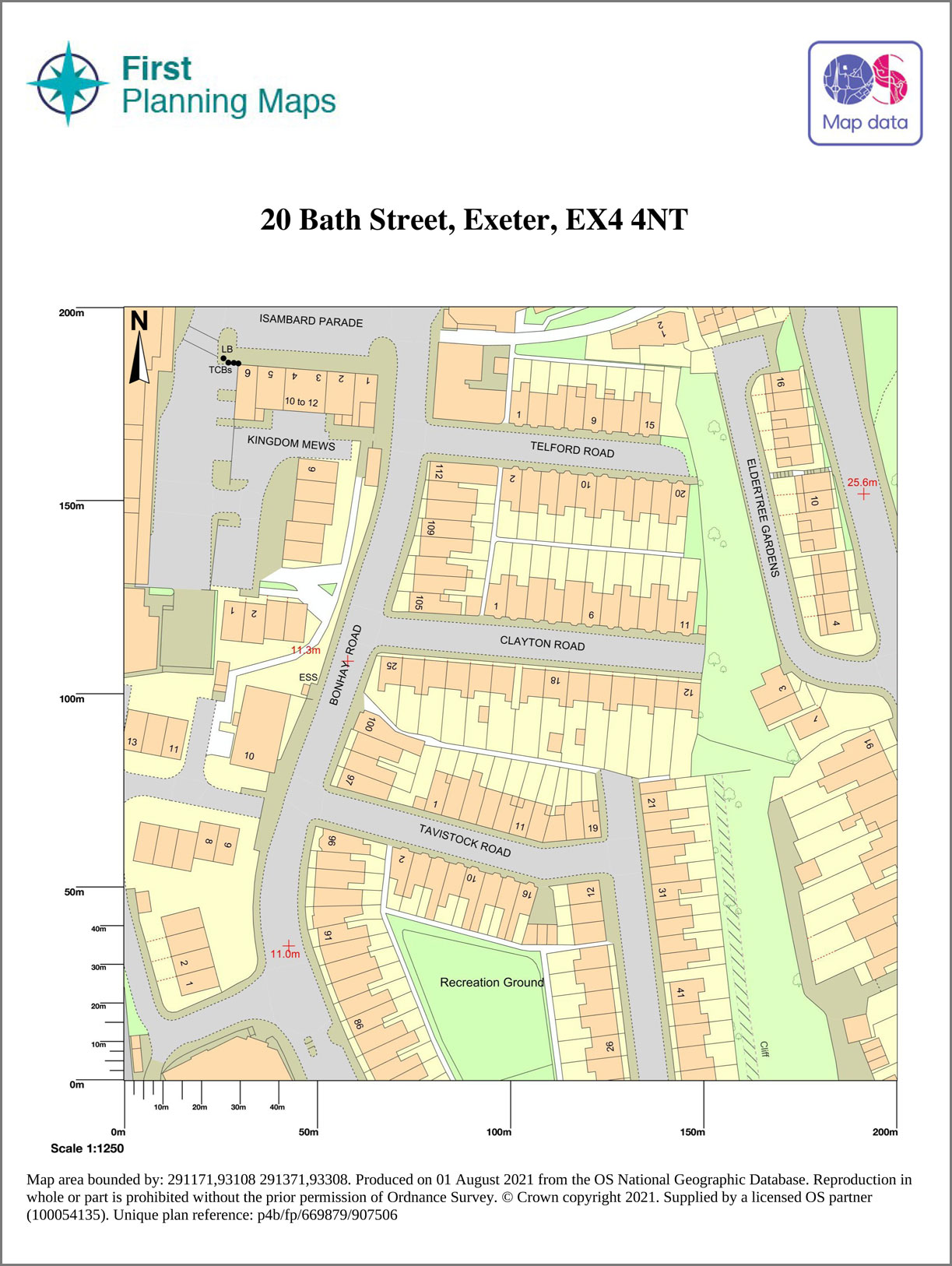 Example Site Plan as required by Councils